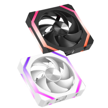 JUMPEAK CS120 ARGB Cooling Fan 360mm Modular Stackable Splicing PWM Silent 120mm RGB Fans Kit For Gaming PC Case Water Cooler Apsilon