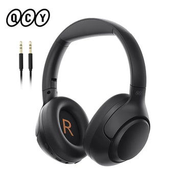 QCY H3 ANC Hi-Res Audio Wireless Bluetooth 5.4 Headphones Over Ear Headset 60Hrs 43dB Hybrid Active Noise Cancellation Earphone Apsilon