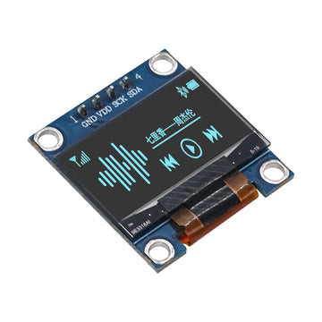 0.96 Inch OLED Display Module SSD1306 I2C IIC SPI Serial 128X64 LCD 4 Pin YellowBlue WhiteBlue for Arduino(Pin Headers Soldered) Apsilon