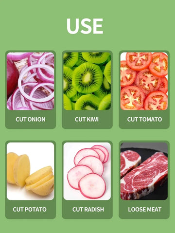 Effortlessly Slice Onions with this 1pc Colorful Onion Slicer Kitchen stainless steel potato chip onion holder Apsilon