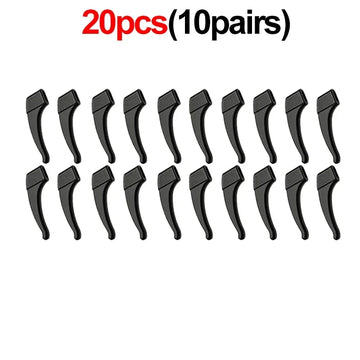 2/40pcs Silicone Ear Hook Anti-slip Glasses Leg Ear Sleeve Bracket Fastener Sunglasses Accessories Grip Anti-fall Eyewear Holder Apsilon