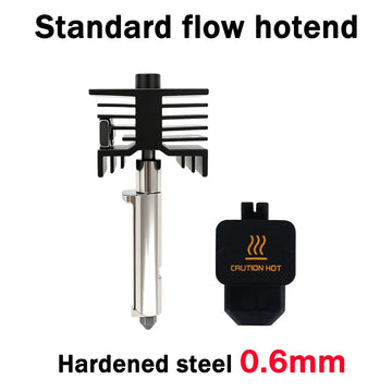 New High Quality H2D H2S H2C Hotend Kit with 0.2/0.4/0.6/0.8mm Hardened Steel Nozzle Replace Hotend Kit For Bambu H2D A1 A1mini Apsilon
