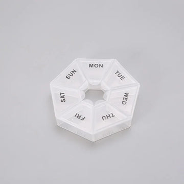 Mini Small Portable Travel Vitamin Pill Box Pills Cases Container Organizer Storage Tablets 7 Days Grids Medicine Fish Oils Apsilon