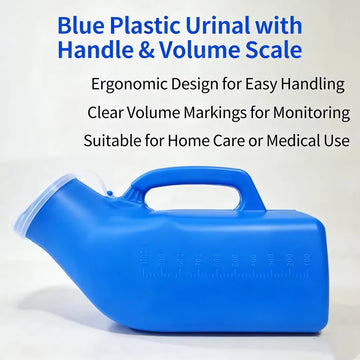 Portable Men Mobile 1200ml Toilet Car Travel Camp Urine Pee Handle Urinal Storage Urinary Bottle Disability Old Man Helper Apsilon
