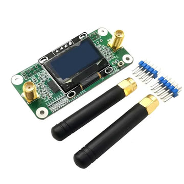 New Version MMDVM HS Dual Duplex Hotspot Board  Support P25 DMR NXDN With OLED 2 Antennas + Case For Raspberry pi Pistar Apsilon