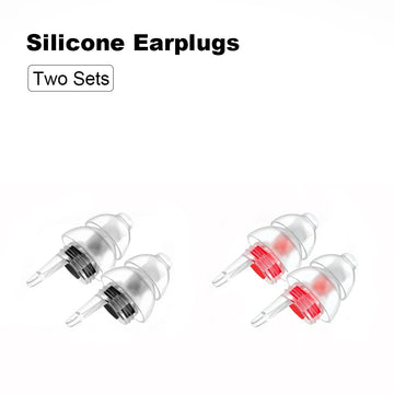 HUAK High Fidelity Silicone Ear Plugs for Noise Cancelling Washable Reusable Musicians Motorcycles Sleeping Work, Study, Swim Apsilon