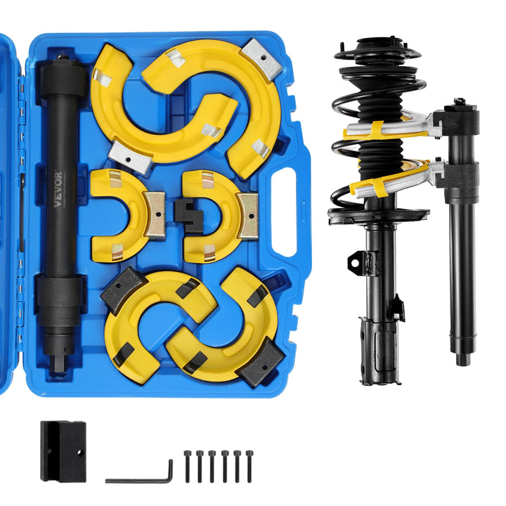 SucceBuy Strut Spring Compressor Macpherson Strut Spring Compressor Kit Interchangeable Fork Strut Coil Extractoror Remover Tool Apsilon