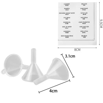 5Pcs Travel Bottles Empty Squeeze Bag Refillable Lotion Dispenser Bag Shampoo Toiletries Liquid Cosmetic Container Storage Pouch Apsilon