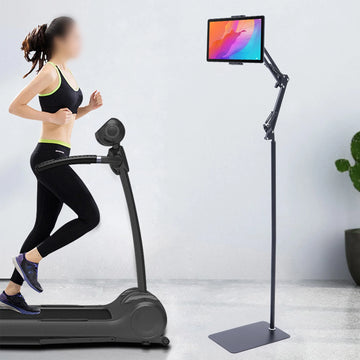 Universal Ipad Stand Floor Tablet Bracket Adjustable Flexible Rotation Phone Holder 360° rotating Stand Support 4.72-7.09in Apsilon