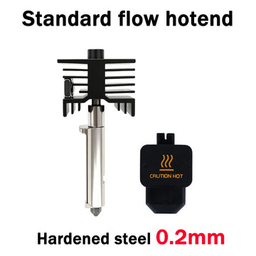 New High Quality H2D H2S H2C Hotend Kit with 0.2/0.4/0.6/0.8mm Hardened Steel Nozzle Replace Hotend Kit For Bambu H2D A1 A1mini Apsilon