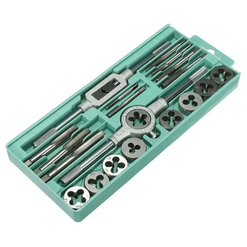 20PCS M3-M12 Male Thread Screw Threading Tap And Die Set Professional Mechanical Tools Kit For DIY Apsilon