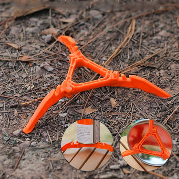 Portable Gas Canister Stand Universal Tripod Folding Frame Outdoor Camping Gas Tank Stove Base Holder Camping Supplies Apsilon