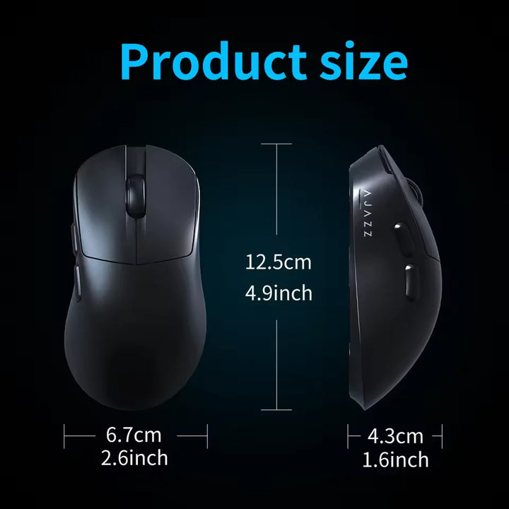 AJAZZ Wireless Gaming Mouse 3 Model With Magnetic Attraction Charging Base PAW3311 Sensor 12000 DPI For PC Laptop AJ179 V2/MAX Apsilon