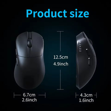 AJAZZ Wireless Gaming Mouse 3 Model With Magnetic Attraction Charging Base PAW3311 Sensor 12000 DPI For PC Laptop AJ179 V2/MAX Apsilon