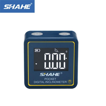 SHAHE Digital Level Box and Angle Finder Magnetic Digital Angle Gauge Protractor Inclinometer With Magnet Measures 4 X 90 Degree Apsilon