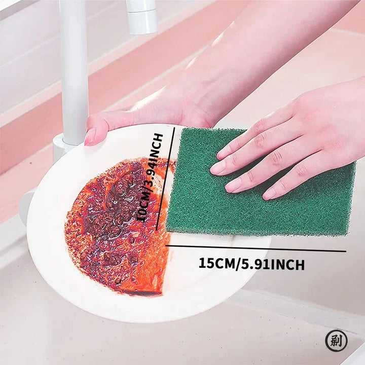 Grit-Free Scrub Pads, 10/30 Pcs - Scratch-Free for Non-Stick Pans, Multipurpose Reusable Kitchen Sponges for Dishes, Pots & Grea Apsilon