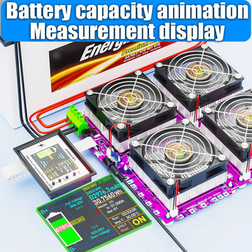 BW600 DC1-200V WiFi Tuya Electronic Load Indicator Battery Tester 18650 Pack Capacity Monitor Checker USB Charging Tools 50A Apsilon