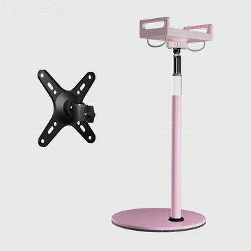 Keepro Portable Monitor Stand Height Adjustable Vesa Monitor Tablet Stand Free Standing Low Profile Desk Mount Monitor Support Apsilon