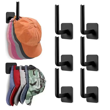 2/4PCS No punching Strong paste hook Shelf Hat rack Adhesive hook Apsilon