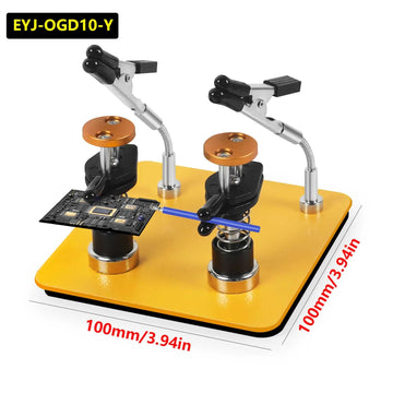 NEWACALOX Mini Welding Workbench Soldering Third Helping Hand  Magnetic Flex Arm Custom Alligator Clips Electronic Repair Tools Apsilon