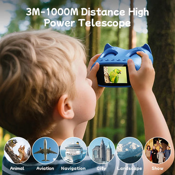 Microscope and Telescope 2 in 1Children's optical educational toys 2MP HD Camera Microscope 1000x magnification Christmas Gifts Apsilon