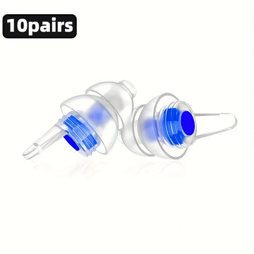 HUAK High Fidelity Silicone Ear Plugs for Noise Cancelling Washable Reusable Musicians Motorcycles Sleeping Work, Study, Swim Apsilon