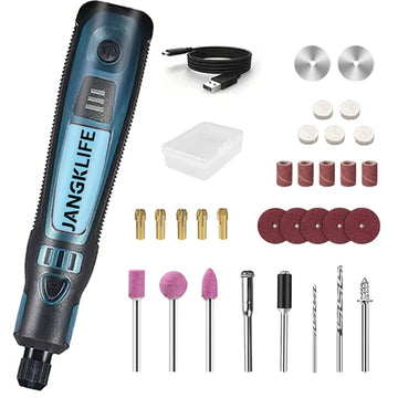 JANGKLIFE USB Cordless Rotary Tool Kit Woodworking Engraving Pen DIY For Jewelry Metal Glass Mini Wireless Drill Apsilon