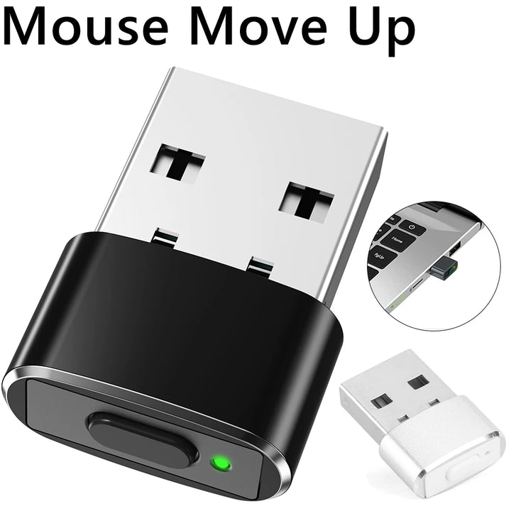 Mouse Jiggler Undetectable Automatic Mover USB Port Undetectable Automatic Shaker Keeps Computer Awake Simulate For PC Laptop Apsilon