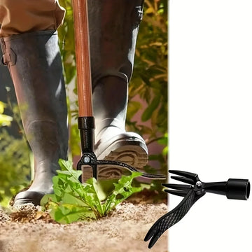 1pc 4-Claw Weed Tool Head - Professional Root Extractor for Tough Garden Weeds, Ergonomic Yard Maintenance Solution Apsilon