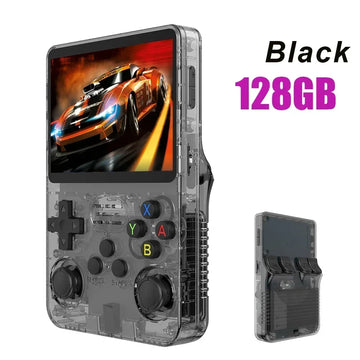 BOYHOM 256G/128G/64G R36S ARKOS 2.0 Retro Handheld Game Console 3.5'' IPS screen,Portable Pocket Game Player for  children gift Apsilon