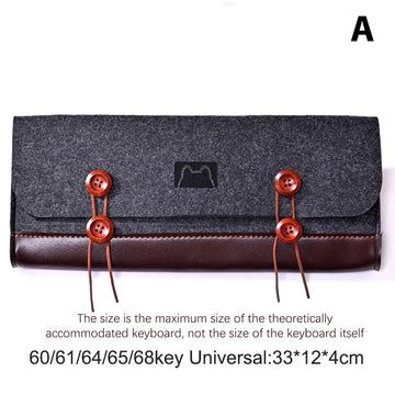 PU Felt keyboard carrying case bag Apsilon
