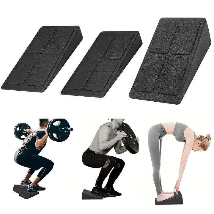 3Pcs/Set Yoga Bricks Squat Wedge Blocks Block Ramp Deadlift Slant Board Adjustable Non-Slip Calf Foot Stretcher For Exercise Gym Apsilon