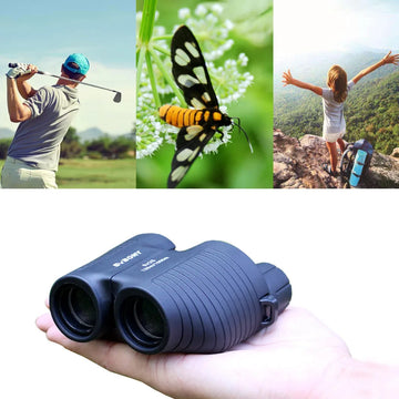 SVBONY 8x25 SV10 Binoculars Compact Fixed Focus Mini Portable Telescope Multi-coated Porro Prism for Outdoor Spoorts Games F9323 Apsilon