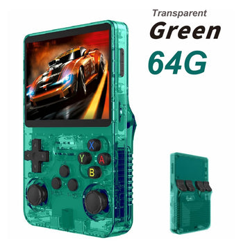 BOYHOM 256G/128G/64G R36S ARKOS 2.0 Retro Handheld Game Console 3.5'' IPS screen,Portable Pocket Game Player for  children gift Apsilon