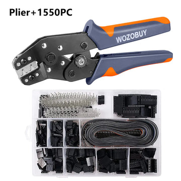 SN-01BM Wire Crimp Tool Kit AWG 28-20 (0.08-0.5mm²) Wire Crimper for 2.54mm Dupont Connectors and 2.54mm JST-XH Connectors Apsilon