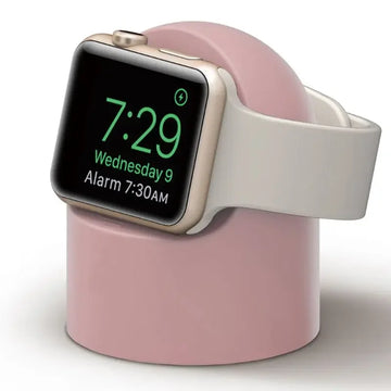Charger Stand For Apple Watch Series Ultra/8/SE2/7/6/SE/4/3 49mm/45mm/44mm/42mm/41mm/40mm/38mm Durable Silicone Nightstand Mode Apsilon