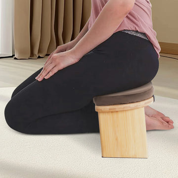 Foldable Meditation Bench Kneeling Meditation Stool for Home Kneeler Meditations Yoga Prayer Coffee/Gray/Green Apsilon