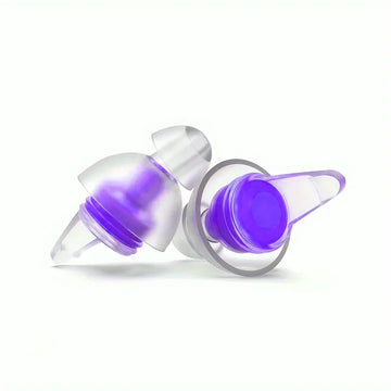 HUAK High Fidelity Silicone Ear Plugs for Noise Cancelling Washable Reusable Musicians Motorcycles Sleeping Work, Study, Swim Apsilon