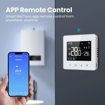 AVATTO WiFi/ZigBee Smart Thermostat,Low Power Battery Water Gas Boiler Temperature Controller For Tuya Alexa Google Home Alice Apsilon