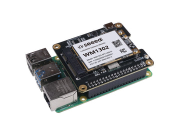 WM1302 Raspberry Pi Hat, Add-on board for WM1302 LoRaWAN Module, Based on LoRa Concentrator Semtech SX1302 Apsilon