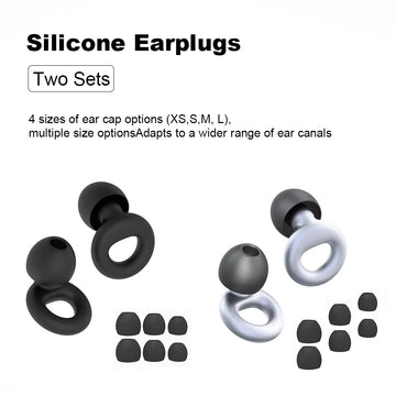 Silicone Earplugs for Swimming Sleep Noise Cancel Noise Reduction-Soundproof Reduce Disturbances -Quality loop Earplugs Apsilon