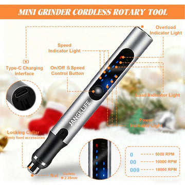 JANGKLIFE USB Cordless Rotary Tool Kit Woodworking Engraving Pen DIY For Jewelry Metal Glass Mini Wireless Drill Apsilon