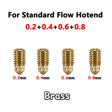 New High Quality H2D H2S H2C Hotend Kit with 0.2/0.4/0.6/0.8mm Hardened Steel Nozzle Replace Hotend Kit For Bambu H2D A1 A1mini Apsilon