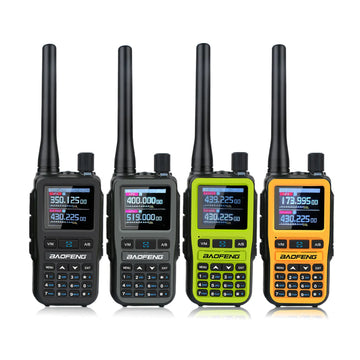 2PCS/Pack Baofeng UV-5R Mini Dual Band Dual PTT Walkie Talkie 5RMINI Air Band Rx 5W Compact  VOX FM Amateur Radio Type-C Charge Apsilon