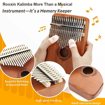 Kalimba Finger Piano 21 Keys 17 Key Thumb Piano Keyboard Musical Instrument Mbira for Beginner Music Lover  ﻿ Apsilon