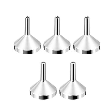 1/5Pcs Mini metal Aluminum Funnel Kitchen Oil Liquid Funnel with Detachable Filter Wide Mouth Funnel for Canning Kitchen Tools Apsilon