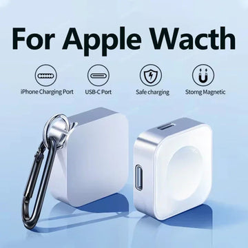Apple Watch Serie - Draadloze Oplader - Dubbele Interface - Snel Opladen - Magnetisch - Voor Apple Gebruikers - Model Ultra S9 Apsilon