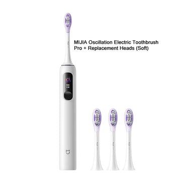 MIJIA Sonic Vibration Electric Toothbrush Pro,Smart 4 Modes, Long Battery Life, IPX8 Waterproof,LED Screen & Travel Lock Apsilon
