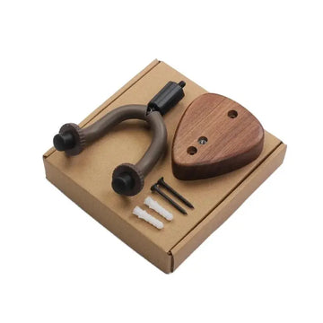 Wall Mount Guitar Hanger Holder Walnut Hook Ukulele Electric Guitar Bass Universal Bracket Adjustable Display Stand Apsilon