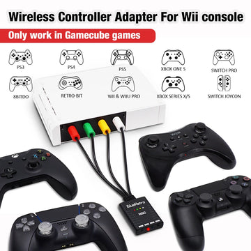 BlueRetro For Nintendo GameCube Console Wireless Game Controllers Adapter To PS3 PS4 PS5 8bitdo Switch Pro wii Controllers Apsilon